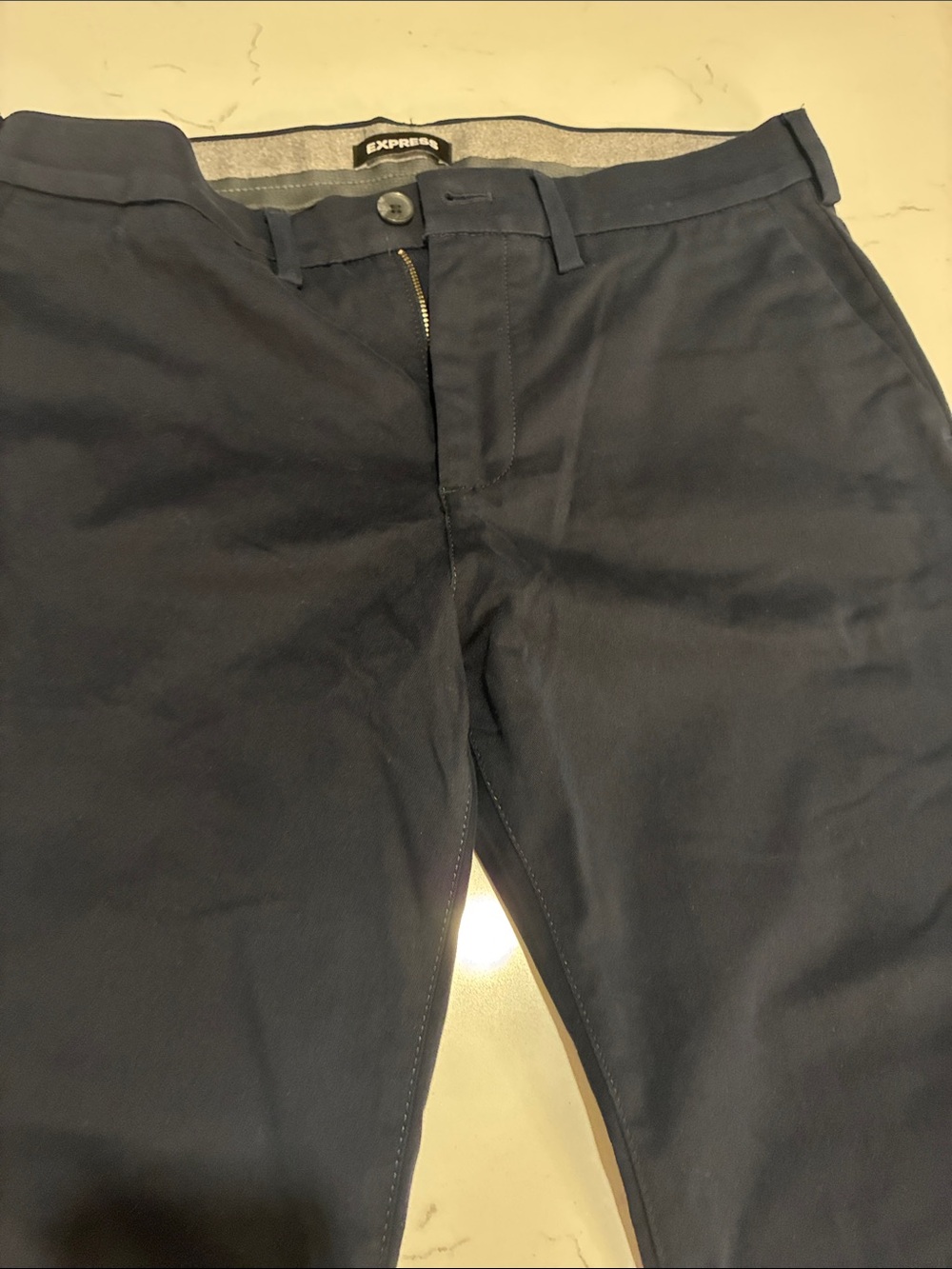 Express Men’s Navy Blue Chino Pants